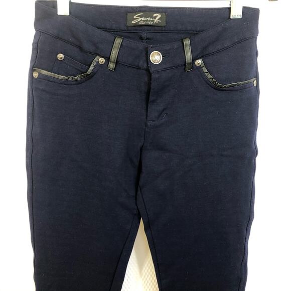 Seven 7 womens navy blue jeggings size 26 - Picture 3 of 7